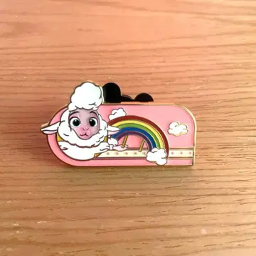 주토피아 벨웨더 핀 배지 상하이 디즈니랜드