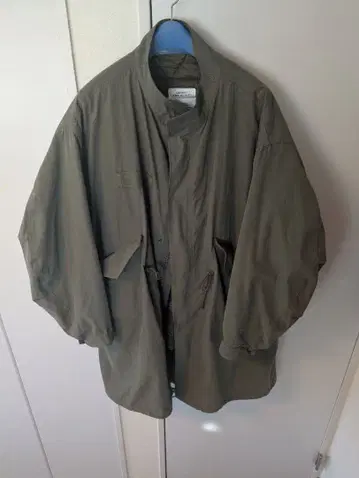 FREAK'S STORE 빅 실루엣 모즈 코트 올리브 L 사이즈