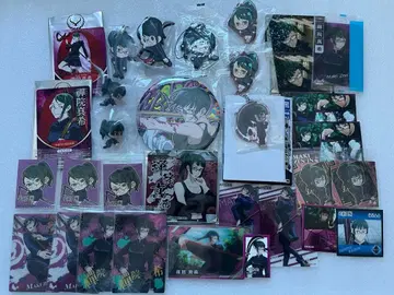 주술회전 젠인 마키 캔뱃지 카드 고무 스트랩 등 묶음 판매