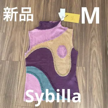 설날 SALE! 새상품 택 포함 시빌라 터틀넥 슬리브리스 상의