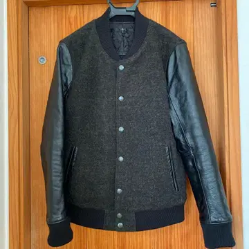 바시티 자켓 사이즈 3 브라운 블랙