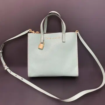 새상품급 MARC JACOBS 민트 그린 토트백