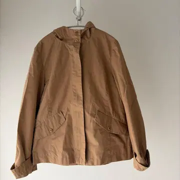 HUMAN WOMAN 후드 부착 베이지 자켓