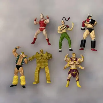 액션 피규어 6체 세트 근육맨