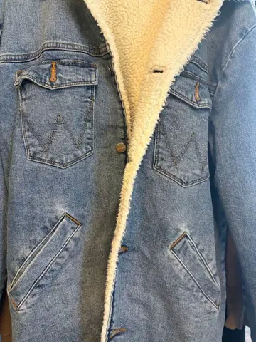 데님 보아 자켓 쉘파 라이닝 랭글러