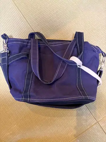 코도모 BEAMS 네이비 토트백