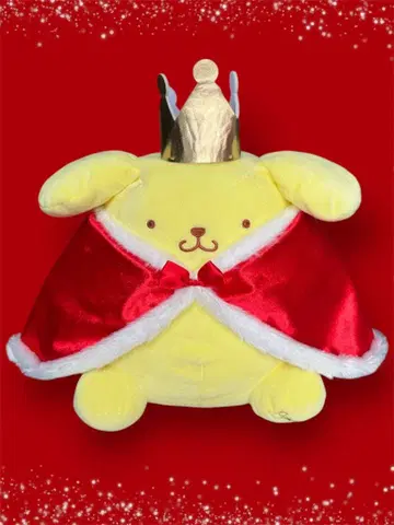 폼폼푸딩 왕관 달린 봉제 인형 BIG