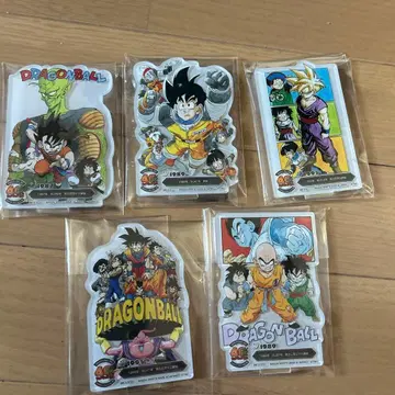 드래곤볼 제일복권 아크릴 스탠드 5개