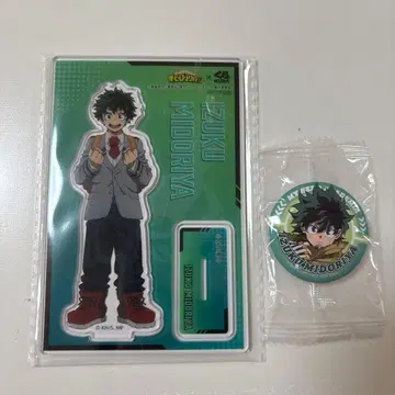 미도리야 이즈쿠 아크릴 스탠드 & 배지 세트