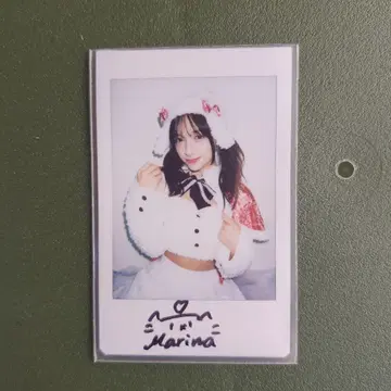 모모세 마리나 친필 사인 폴라로이드