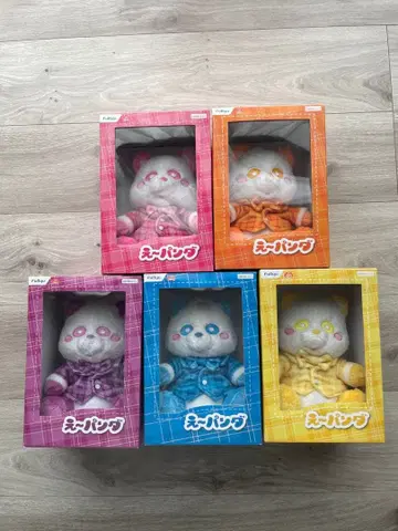 AAA 에~팬더 데코레이트 봉제 인형 5체 세트