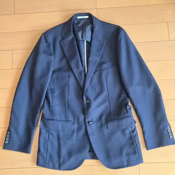 TROTTER 네이비 테일러드 자켓
