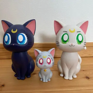 세일러문 cosmos 루나 다이애나 아르테미스 소프트 비닐 피규어