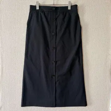 23구 온워드 카시야마/블랙 버튼 달린 롱 타이트 스커트 44