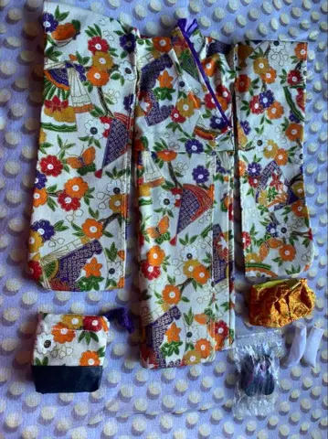 4 제니 옷 갈아입히기 인형 기모노 세트 타카라