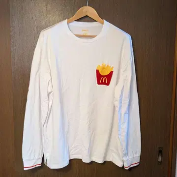 [ graniph ] 맥도날드 프라이드 포테이토 자수 긴팔 롱티