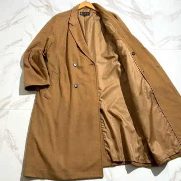 WIND ARMOR 더블 체스터 코트 캐시미어 100% XL 카멜