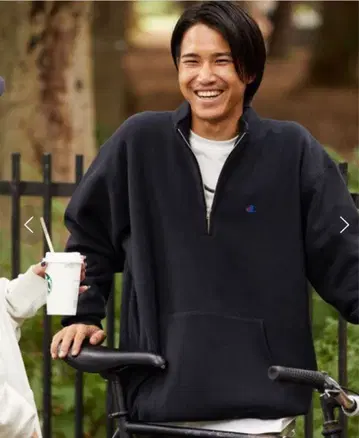 챔피온 리버스 위브 xl 하프 지퍼 맨투맨