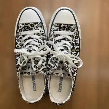 CONVERSE ALL STAR 레오파드 무늬 스니커즈 24cm