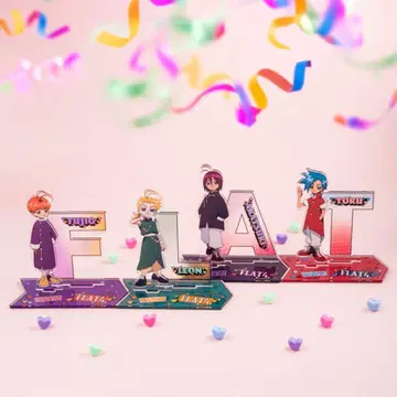 오쟈마녀 도레미 FLAT4 아크릴 스탠드