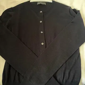 NOBLE 블랙 긴팔 가디건