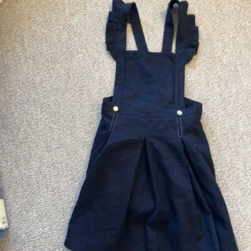 프릴 달린 다크 네이비 살로펫 M 사이즈 12세 152cm