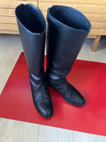 jcrew 블랙 가죽 롱 부츠 승마