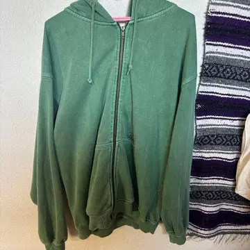 XLARGE 그린 후드티 L 사이즈
