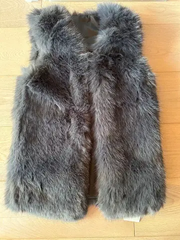 OTO.HA plotoha-301 그레이 퍼 베스트 F 미사용 새상품