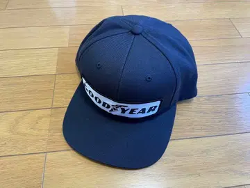 [미사용품] Goodyear/Twill 스냅백 캡 네이비