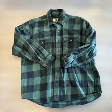 FIELD & STREAM 체크 무늬 플란넬 셔츠 XL