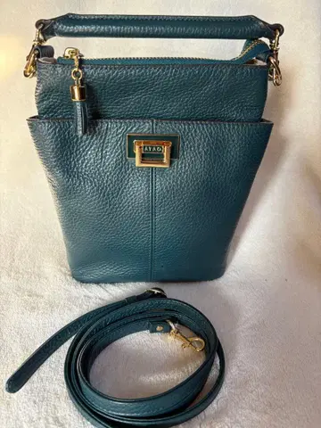 [새상품급] 아타오 홀리데이 발수 가죽 데일리 미니백 2웨이 틸 그린