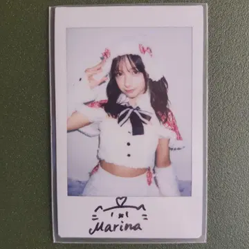 모모세 마리나 친필 사인 폴라로이드