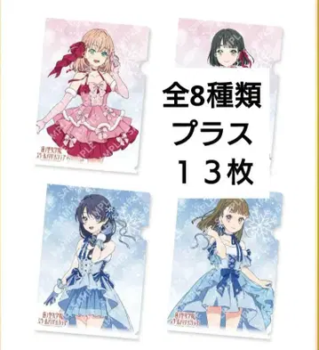 하스노소라 여학원 A4 클리어 파일 세븐일레븐 스쿨 아이돌 클럽