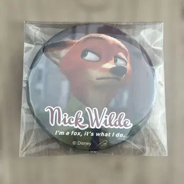 주토피아 닉 스탠드 부착 캔뱃지 시크릿 레어템