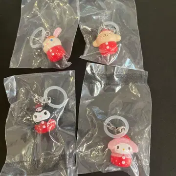 산리오 딸기 메지루시 액세서리 4점 세트