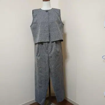 기모노 리메이크 베스트와 팬츠