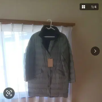 다운 자켓 그레이와 네이비