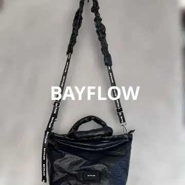 BAYFLOW 블랙 숄더백 블랙