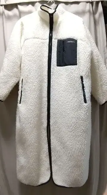 niko and - 니코앤드 보아 롱 코트 화이트 보아 코트