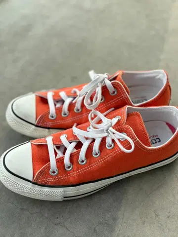 CONVERSE ALL STAR 오렌지 스니커즈 US 7.5