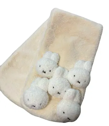 메리제니 복슬복슬 miffy 넥 워머