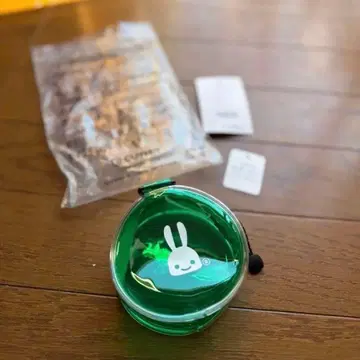 cune 미니 파우치 둥근 클리어 파우치 그린