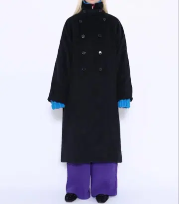 PUNYUS 오버 더블 롱 코트 3