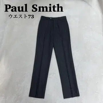 폴스미스 울 슬랙스 팬츠 차콜 그레이 허리 73