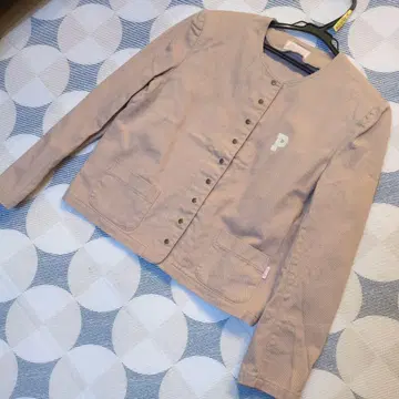 PINK HOUSE 노카라 자켓 핑크색, M