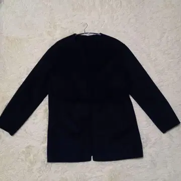 ZARA MAN 울 혼방 노카라 자켓 네이비