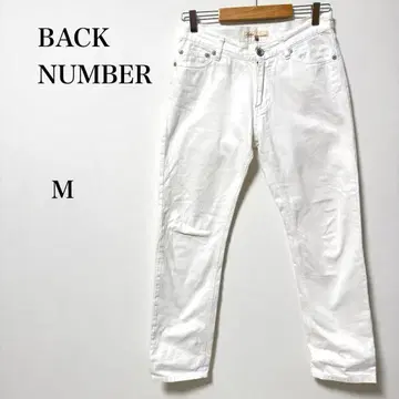 BACK NUMBER 백넘버 화이트 청바지 데님 팬츠 M