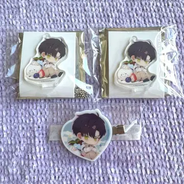 연애와 심공 레이 스이파라 아크릴 키링 헤어 클립