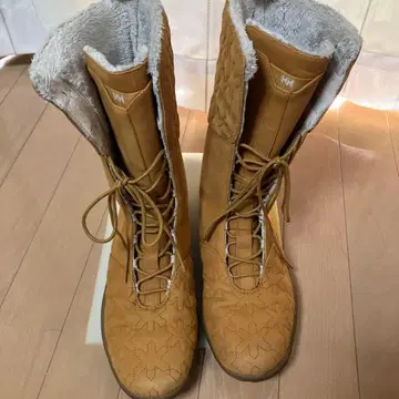 헬리한센 브라운 카멜 롱 부츠 스노우 부츠